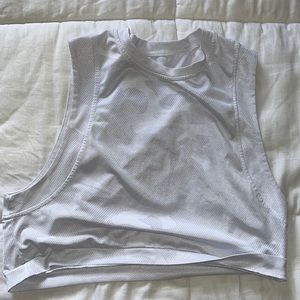 athletic tank top cropped